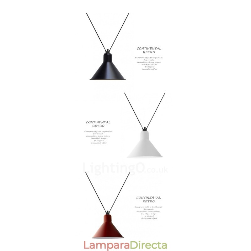 Lámpara de techo colgante moderna y contemporánea de 3 luces