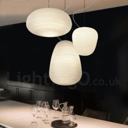 Lámpara colgante de techo moderna y contemporánea de 1 luz con pantalla de vidrio