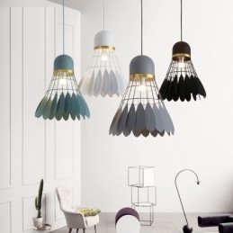 Lámpara de techo colgante moderna y contemporánea de 1 luz