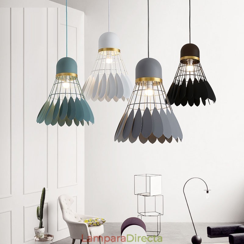 Lámpara de techo colgante moderna y contemporánea de 1 luz