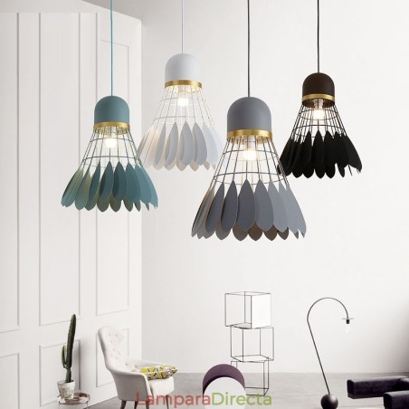 Lámpara de techo colgante moderna y contemporánea de 1 luz Lámpara de techo colgante moderna y contemporánea de 1 luz