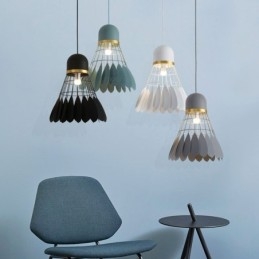 Lámpara de techo colgante moderna y contemporánea de 1 luz