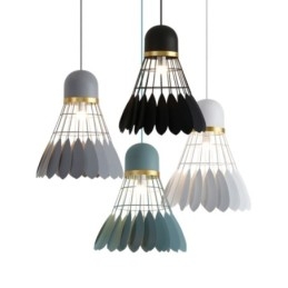 Lámpara de techo colgante moderna y contemporánea de 1 luz