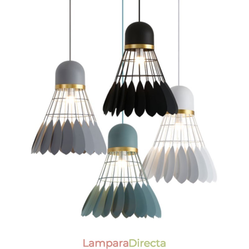 Lámpara de techo colgante moderna y contemporánea de 1 luz