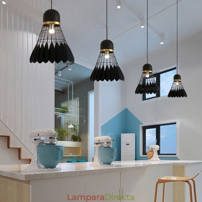 Lámpara de techo colgante moderna y contemporánea de 1 luz