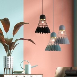 Lámpara de techo colgante moderna y contemporánea de 1 luz