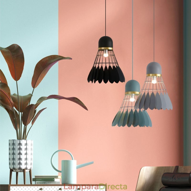 Lámpara de techo colgante moderna y contemporánea de 1 luz