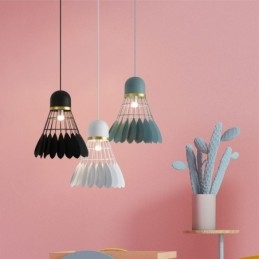 Lámpara de techo colgante moderna y contemporánea de 1 luz