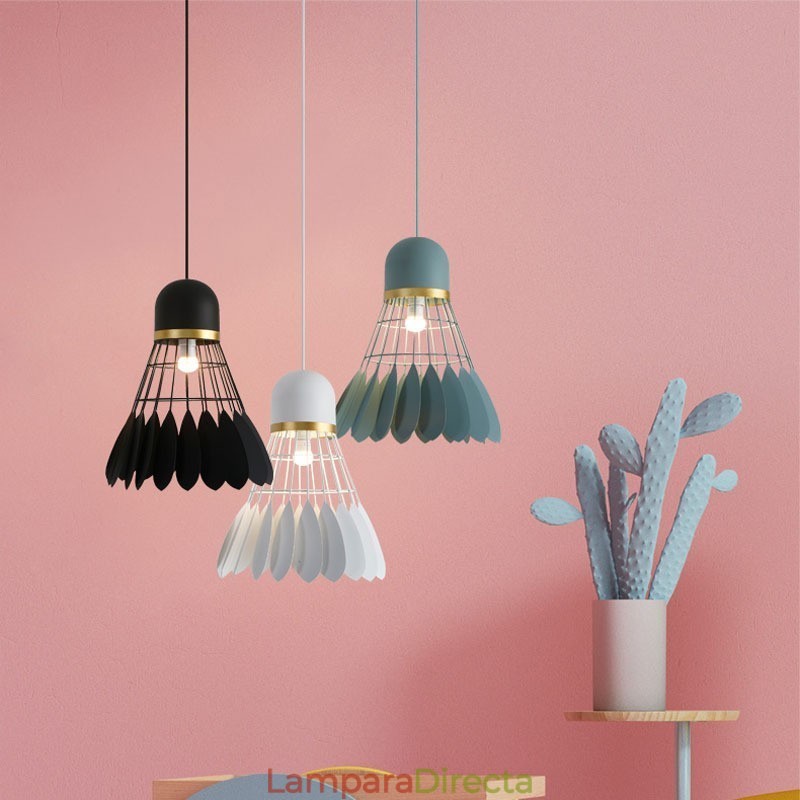 Lámpara de techo colgante moderna y contemporánea de 1 luz