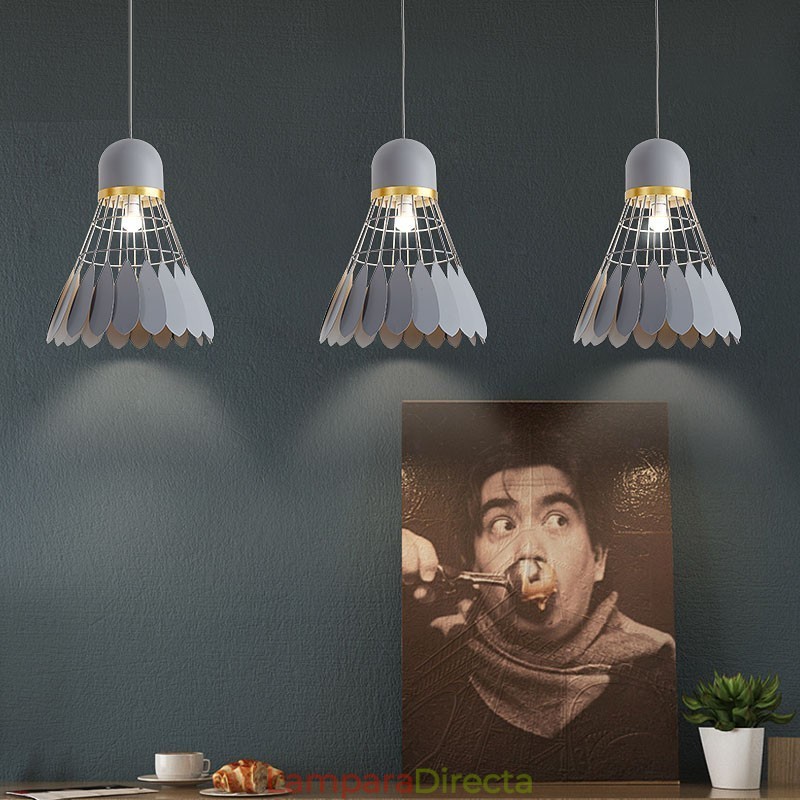 Lámpara de techo colgante moderna y contemporánea de 1 luz
