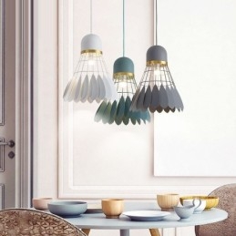Lámpara de techo colgante moderna y contemporánea de 1 luz