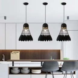 Lámpara de techo colgante moderna y contemporánea de 1 luz