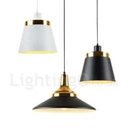 Lámpara de techo colgante moderna y contemporánea de 1 luz