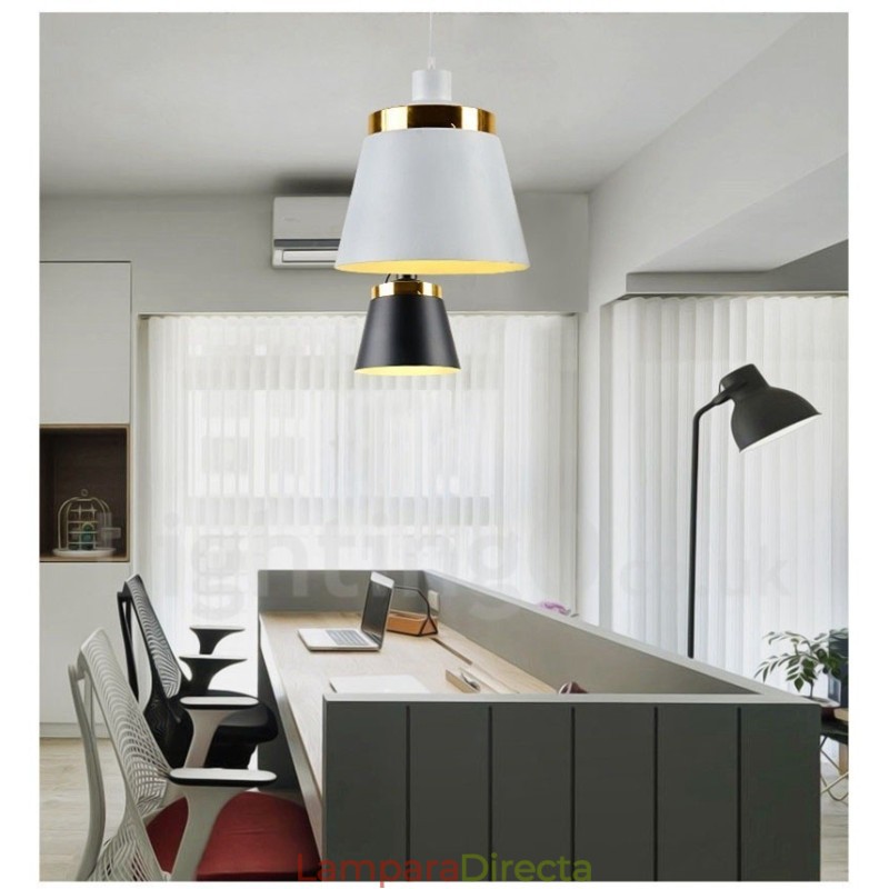 Lámpara de techo colgante moderna y contemporánea de 1 luz