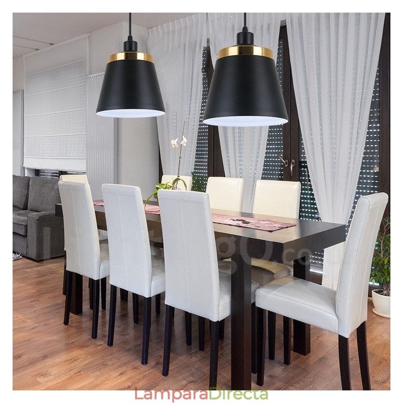 Lámpara de techo colgante moderna y contemporánea de 1 luz