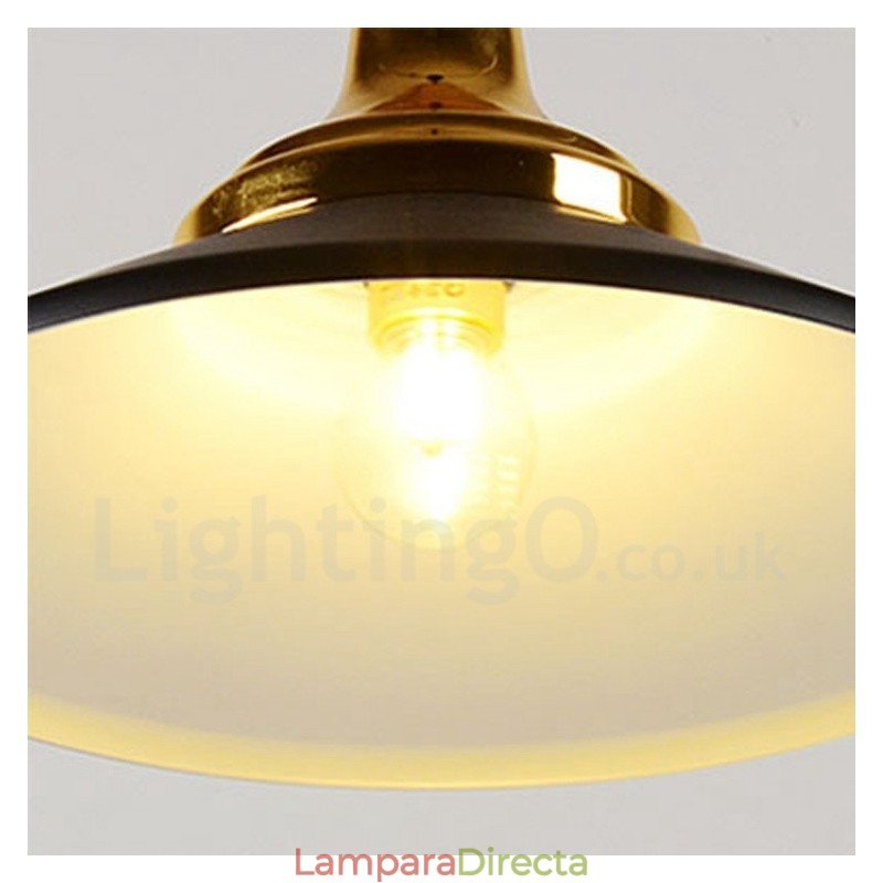 Lámpara de techo colgante moderna y contemporánea de 1 luz