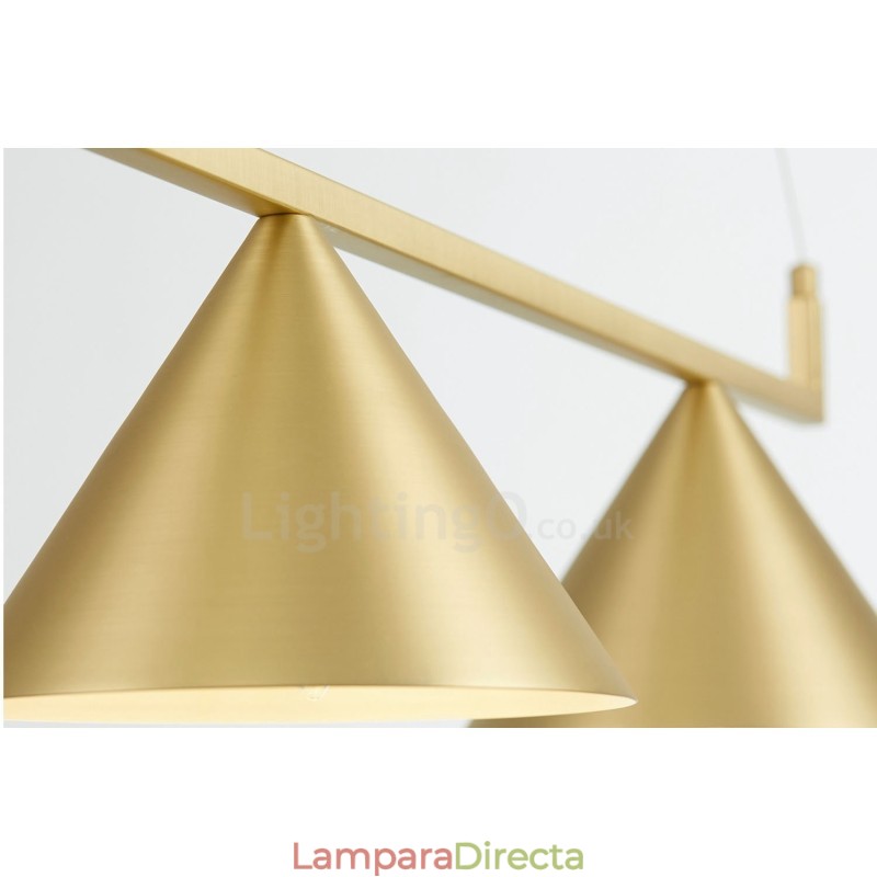 Lámpara de techo colgante moderna y contemporánea de 3 luces