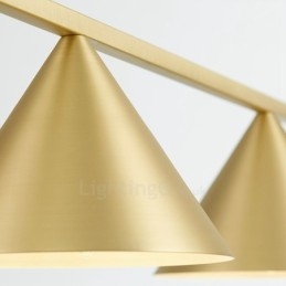 Lámpara de techo colgante moderna y contemporánea de 3 luces