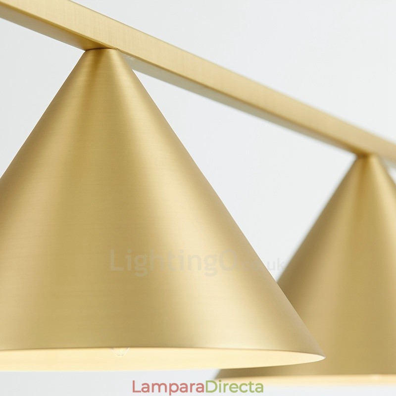 Lámpara de techo colgante moderna y contemporánea de 3 luces