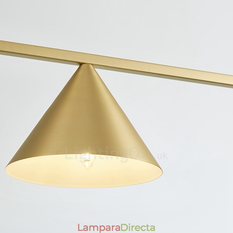 Lámpara de techo colgante moderna y contemporánea de 3 luces