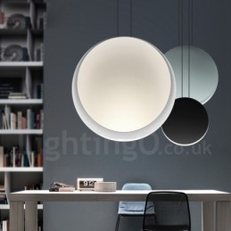 Lámpara de techo colgante moderna contemporánea de cemento de 1 luz