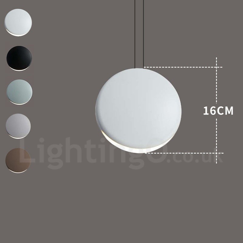 Lámpara de techo colgante moderna contemporánea de cemento de 1 luz