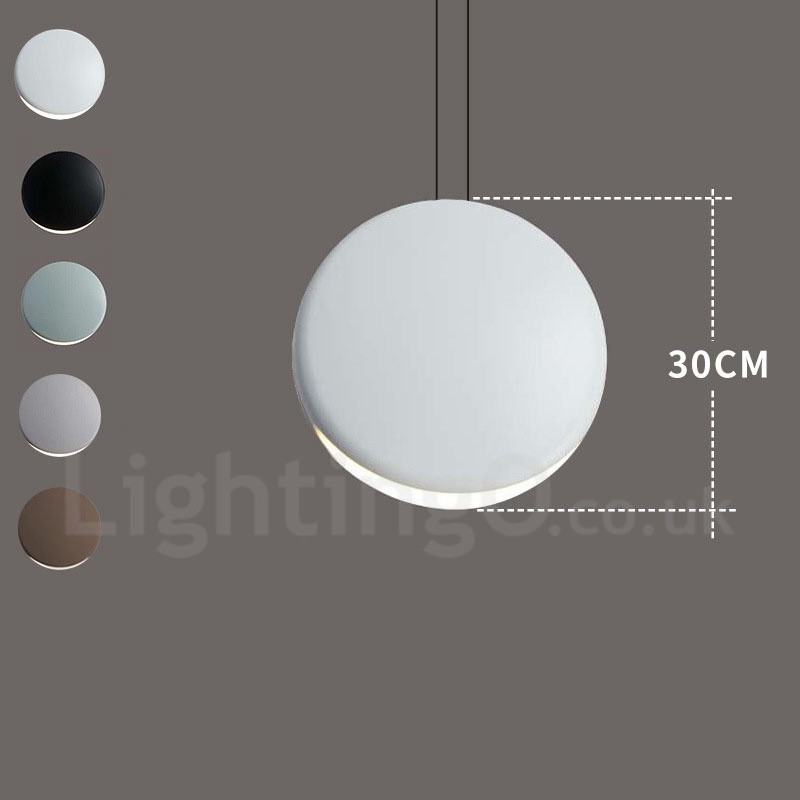 Lámpara de techo colgante moderna contemporánea de cemento de 1 luz