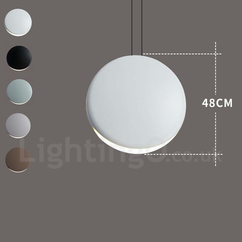 Lámpara de techo colgante moderna contemporánea de cemento de 1 luz