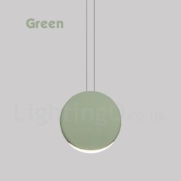 Lámpara de techo colgante moderna contemporánea de cemento de 1 luz