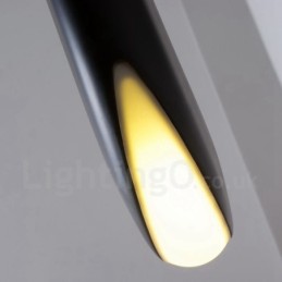 Lámpara de techo colgante moderna contemporánea de cemento de 1 luz