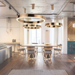 Lámpara colgante moderna contemporánea de acero de 1 luz con pantalla acrílica