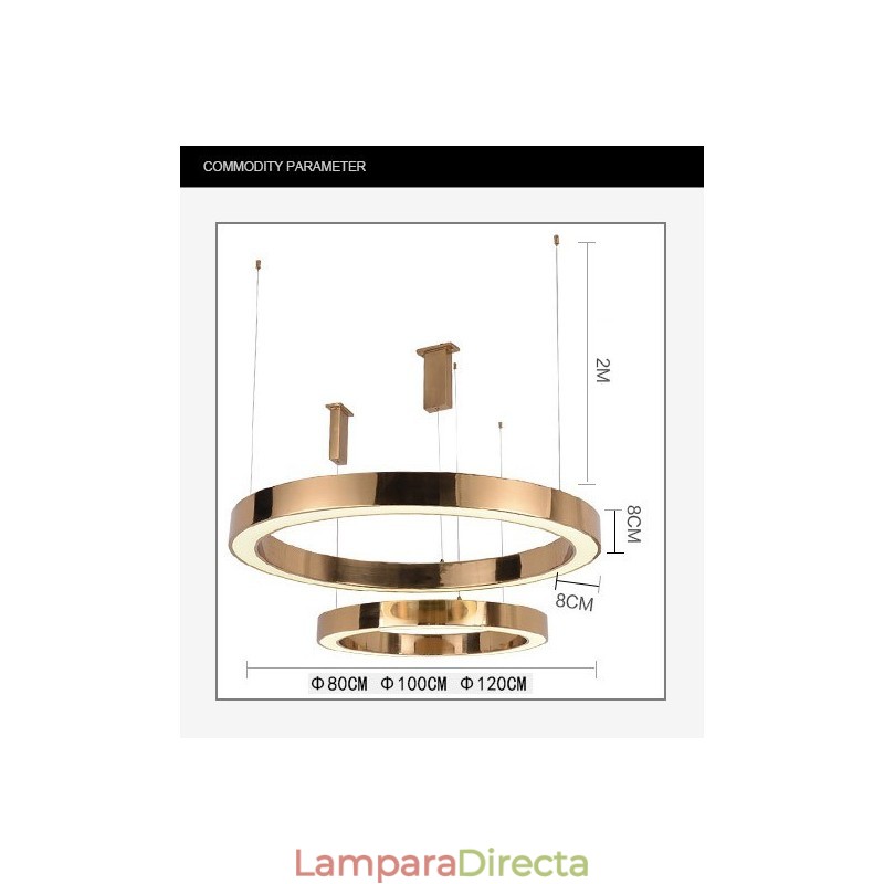Lámpara colgante moderna contemporánea de acero de 1 luz con pantalla acrílica