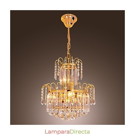Lámpara de araña de cristal de lujo con 7 luces Lámpara de araña de cristal de lujo con 7 luces
