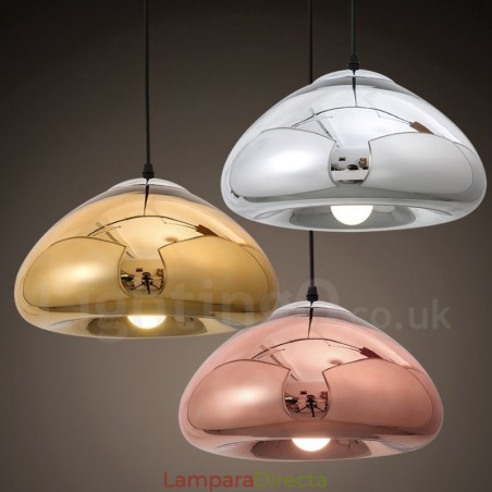 Lámpara colgante moderna contemporánea de vidrio de 1 luz con pantalla de vidrio Lámpara colgante moderna contemporánea de vidrio de 1 luz con pantalla de vidrio