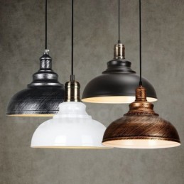 Lámpara colgante moderna contemporánea de aleación de aluminio de 1 luz con pantalla de aleación de aluminio