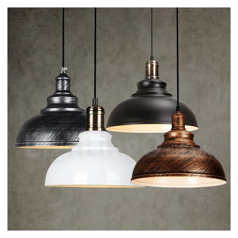 Lámpara colgante moderna contemporánea de aleación de aluminio de 1 luz con pantalla de aleación de aluminio