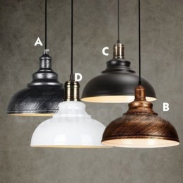 Lámpara colgante moderna contemporánea de aleación de aluminio de 1 luz con pantalla de aleación de aluminio