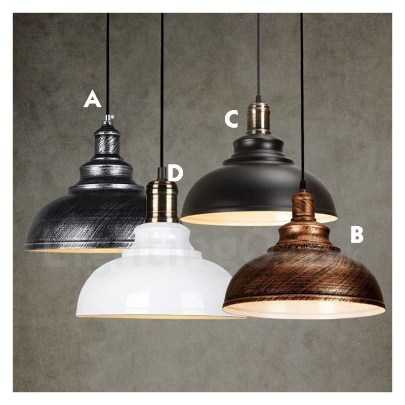 Lámpara colgante moderna contemporánea de aleación de aluminio de 1 luz con pantalla de aleación de aluminio
