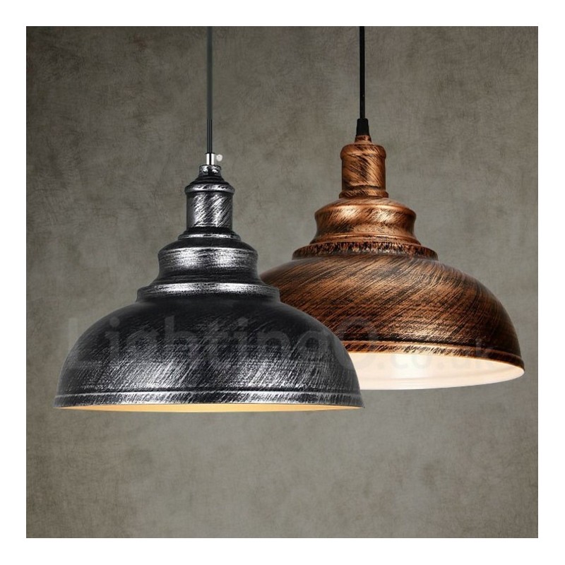 Lámpara colgante moderna contemporánea de aleación de aluminio de 1 luz con pantalla de aleación de aluminio