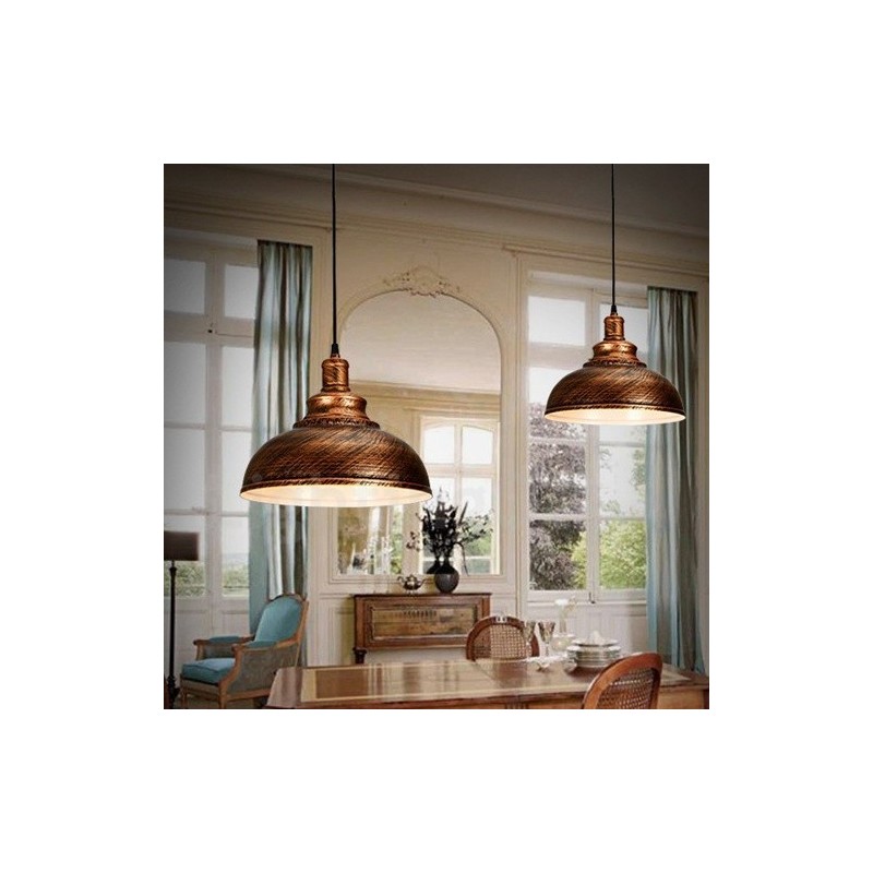 Lámpara colgante moderna contemporánea de aleación de aluminio de 1 luz con pantalla de aleación de aluminio