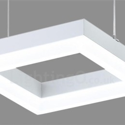 Lámpara colgante moderna y contemporánea de 3 luces de aleación de aluminio con pantalla acrílica