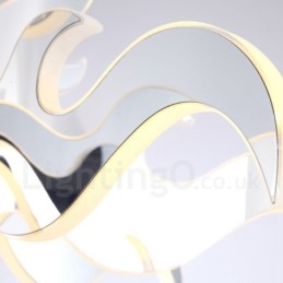 Lámpara de araña moderna contemporánea regulable de acero de 9 luces con pantalla acrílica