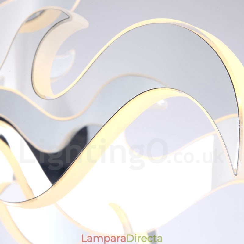 Lámpara de araña moderna contemporánea regulable de acero de 9 luces con pantalla acrílica