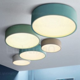 Lámpara de techo nórdica de 1 luz con pantalla acrílica