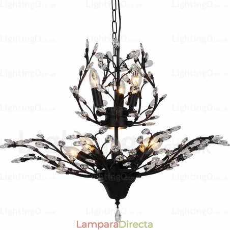 Lámpara de araña rústica de 8 luces Lámpara de araña rústica de 8 luces