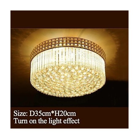 Lámpara de araña moderna de lujo con cúpula de cristal absorbente, diámetro de 35 cm, contiene 3 bombillas. Lámpara de araña moderna de lujo con cúpula de cristal absorbente, diámetro de 35 cm, contiene 3 bombillas.