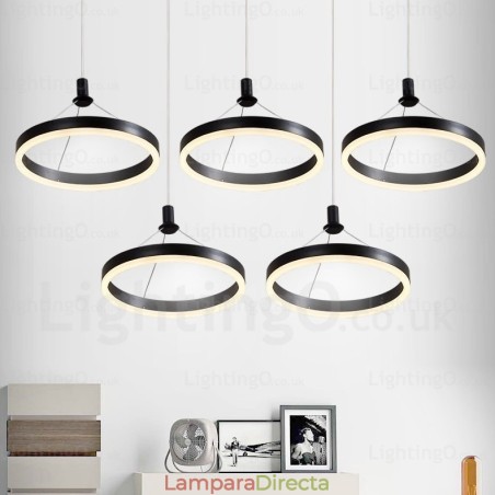 Lámpara colgante contemporánea moderna de 1 luz con pantalla acrílica Lámpara colgante contemporánea moderna de 1 luz con pantalla acrílica