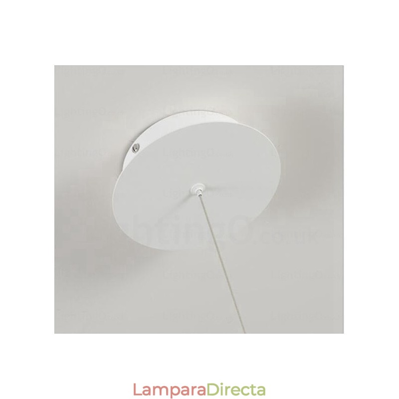 Lámpara colgante contemporánea moderna de 1 luz con pantalla acrílica