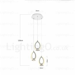 Lámpara colgante contemporánea moderna de 1 luz con pantalla de cristal