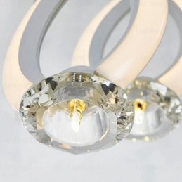 Lámpara colgante contemporánea moderna de 1 luz con pantalla de cristal